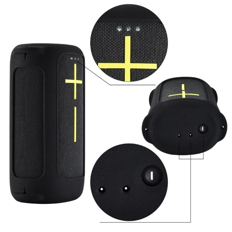Silicone Case Cover for EVERBOOM Wireless Bluetooth-compatible Portable Speaker Cover with Adjustable Shoulder Straps