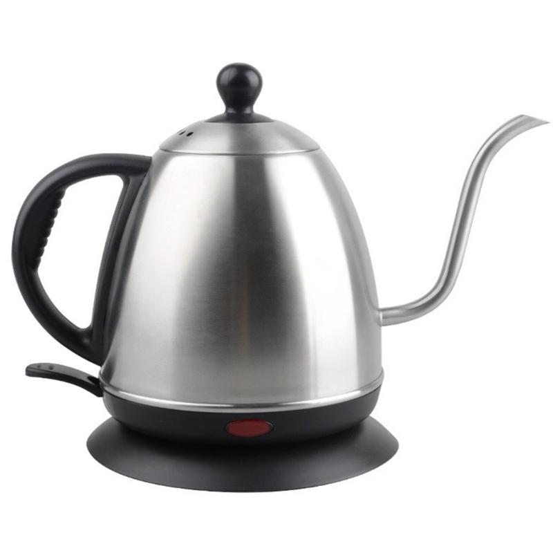 Профессиональный электрический чайник из нержавеющей стали с эргономичной ручкой, емкость 1,2 л, машина для приготовления кофе