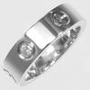 CARTIER Love Classic Model Ring K18 white gold/Diamond 3 stones #5.8(US Size) 8.82g Women Used