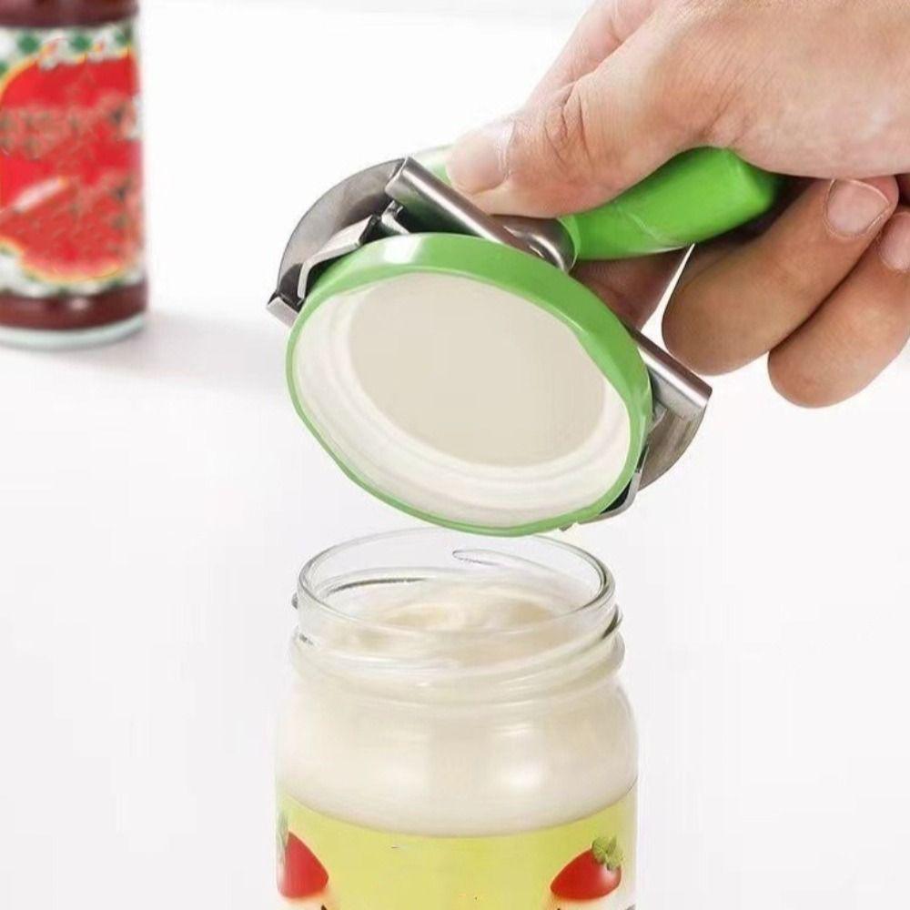 Adjustable Bottle Lid Opener Non-Slip Jar Opener Portable Manual Can Opener Outdoor