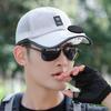 Adults Summer Solar Fan Hat UV Protection Baseball Hat with Cooling Fan USB Rechargeable Breathable Men Women Outdoor Wide Brim Peaked Sun Hat
