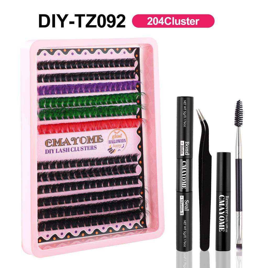 Diy Color Eyelash Extension Kit Thick Simulation D Song Large Capacity False Eyelashes