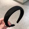 Women Headband Sparkling Rhinestones Sponge Thickened Filling Non-Slip Design Hair Hoop Flexible Fit Hair Accessory