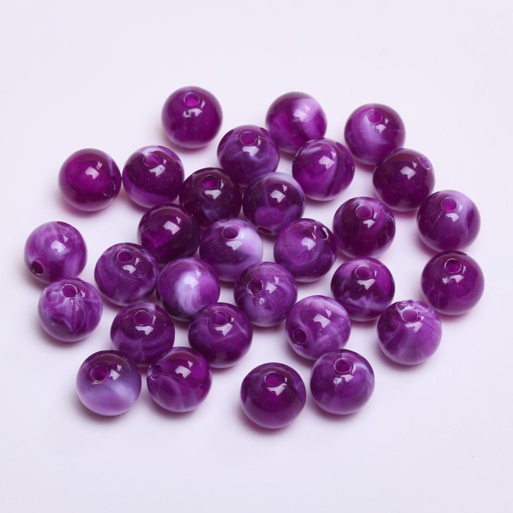 Бусины россыпью, аксессуары для бисероплетения, 8 мм, ручная работа, изготовление ювелирных изделий из смолы, браслет, ожерелье, аксессуары, 30 шт., модный имитационный нефритовый камень, круглый