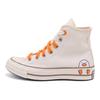 Converse CHUCK TAYLOR спортивные повседневные модные удобные прочные высокие кеды унисекс бежевые оранжевые