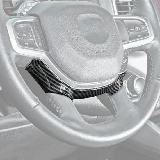 Carbon Steering Wheel Cover Trim Accessories For Dodge Ram 1500/2500/3500 19-25