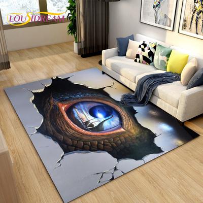 Детский 3D коврик с иллюзией видения, большой ковер для гостиной, спальни, дивана, кухонный коврик, нескользящий напольный коврик Tapis Salon
