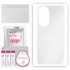 apgo Ultra Clear Protective Skin Sticker for the Back Compatible with Huawei P50e, Wrap Film, Hydrogel Film, Flexible, Soft TPU with Positioning Layer