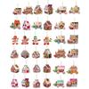 36/45Pcs Christmas Wooden Hanging Ornaments, Xmas Tree Decorations Wooden Pendants for Holiday Party Home Decor