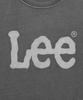 LEE Big Twitch Logo Dyed Long Sleeve T-Shirt Pigment Charcoal