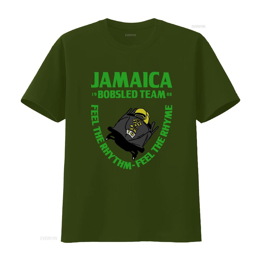 Jamaica 1988 Bobsled Team Cool Runnings Movie Inspired Usa Premium Blend T Shirt Feel The Rhythm Rhyme Vintage Stylish