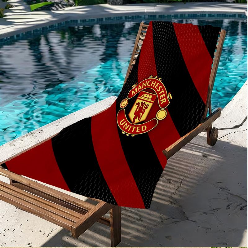Пляжное полотенце с принтом футбольной команды, Универсальное легкое впитывающее пляжное полотенце для бассейна, серфинга, йоги, ванной комнаты, Идеальный подарок на день рождения, праздник