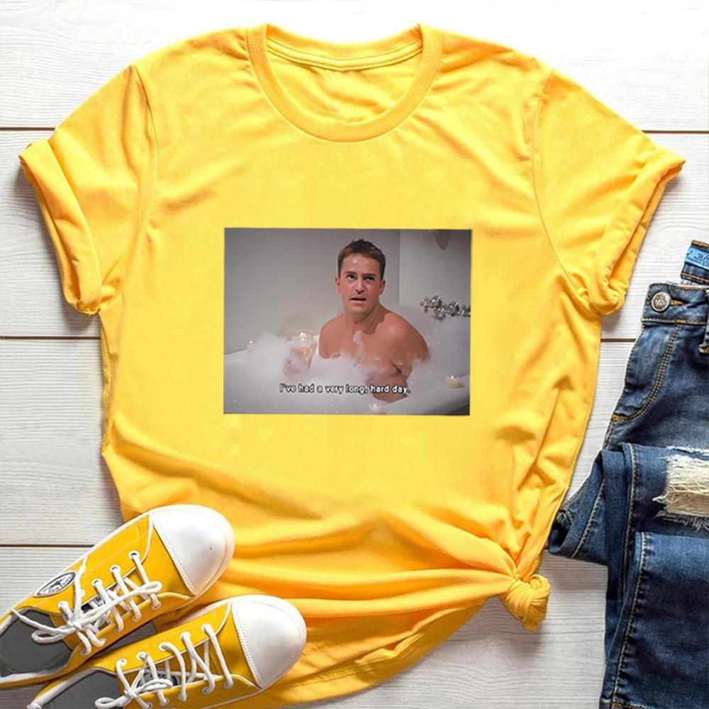 2025 Aesthetic Friends Chandler T Shirt Vintage Friends Shirt Funny Tees Unisex Summer Trendy Short Sleeved Casual Tshirt