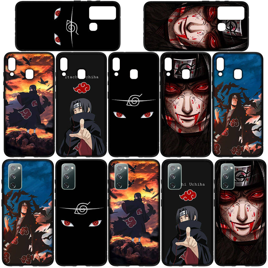 Чехол для телефона для iPhone 17 15 16 Plus Xiaomi Poco X7 X6 F8 F7 C85 C75 C71 Redmi Note 14 12 11 13 Pro Max A4 14C 13C 15C CoqueNarutos Итачи Учиха Обложка