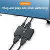 4K HDMI Switch 2 в 1 выход двунаправленный сплиттер-конвертер с высокоскоростным кабелем для устройств Ultra HD