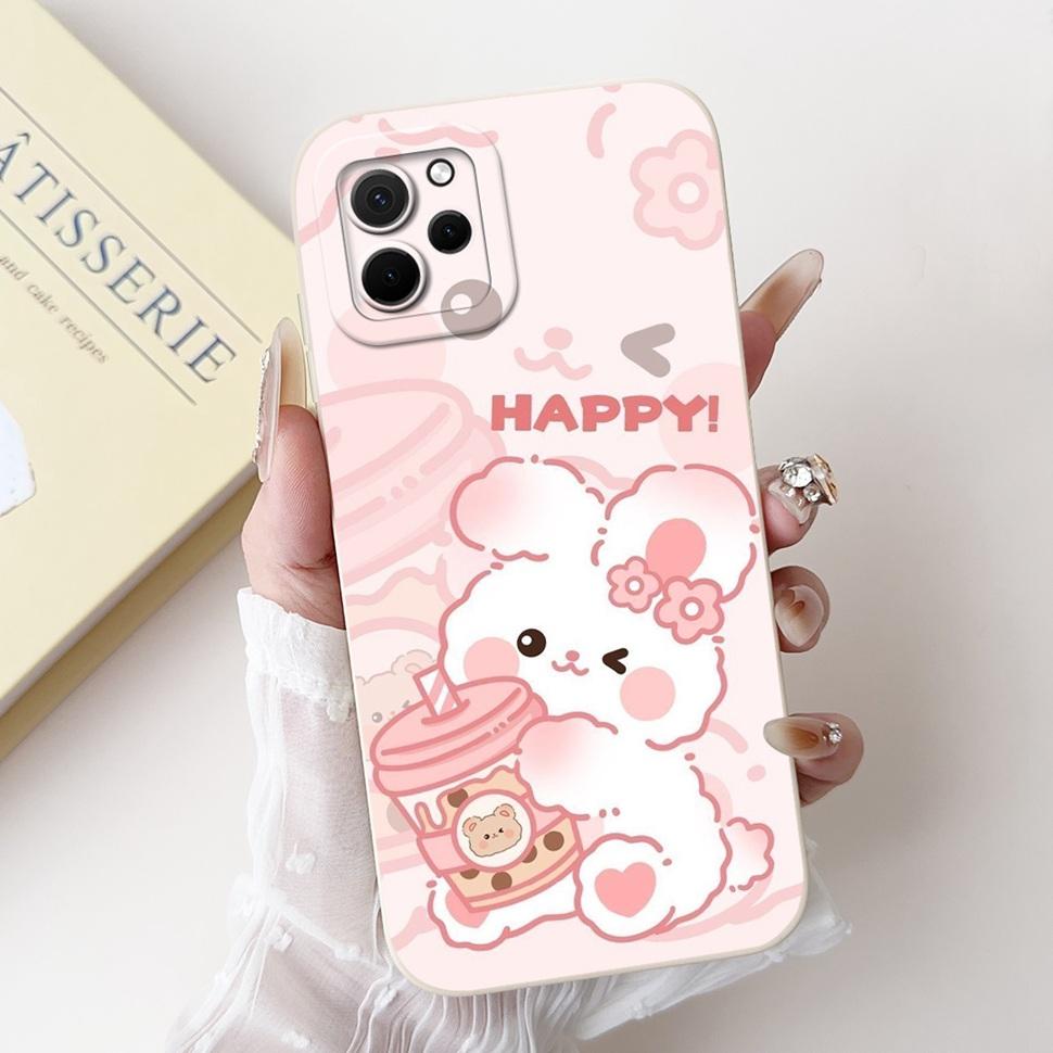 Для Huawei Nova Y61 Чехол Мягкий Силикон ТПУ Милый Конфетный Задняя Крышка Чехол для Телефона Для Huawei Nova Y 61 62 Y61 Y62 Чехол NovaY61 Fundas