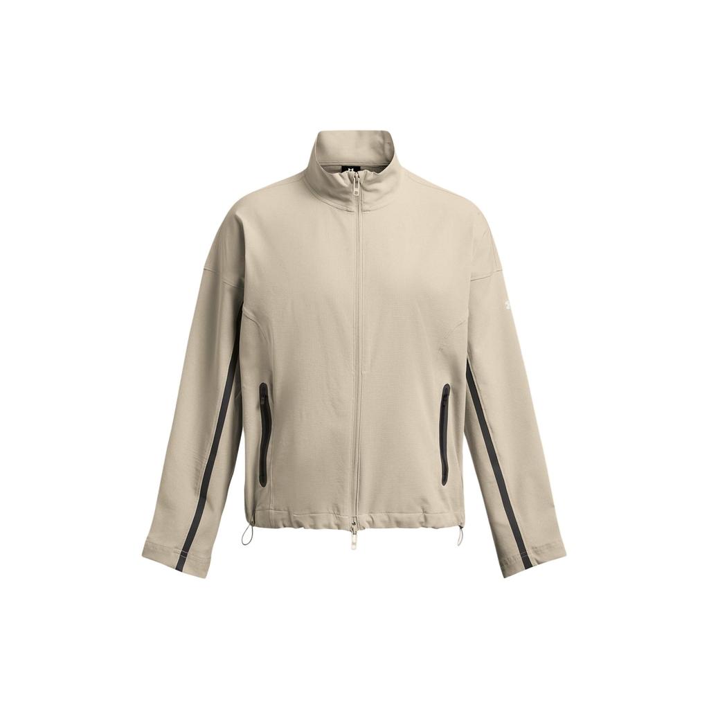 Under Armour UA Unstoppable Logo Color Block Повседневная удобная дышащая куртка Женские куртки Хаки 1385895-289
