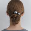 OVLA Modern Soft Pearl Point Hair Tie Set (grey) HT012