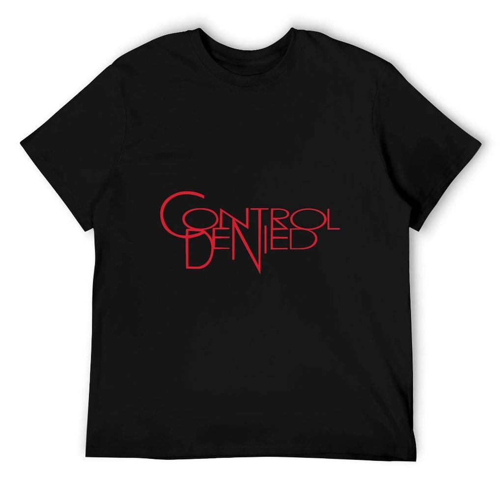 Men's Control Denied Logo T-Shirt Black Black