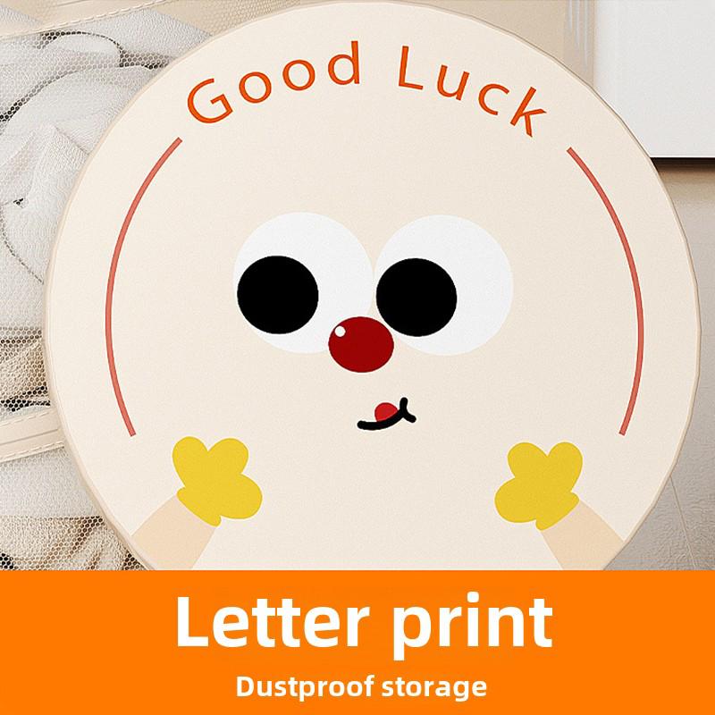 1PC Foldable Mesh Design Dirty Clothes Basket High-quality With Lid Durable Toys Basket Large Capacity For Bathroom