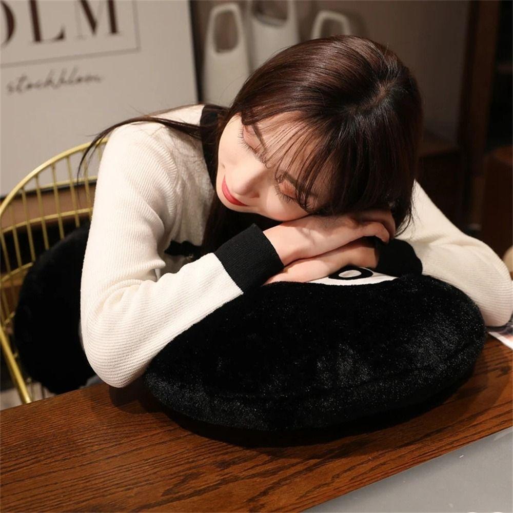 Billiards 8 Ball Plush Toy 8 Ball Plush Pillow Simulation Billiards Plush Toys 8 Ball Plushies