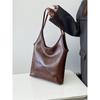 Ielgy Female Bag Autumn Winter Retro Large Capacity Commuter Tote Bag Shoulder Handbag