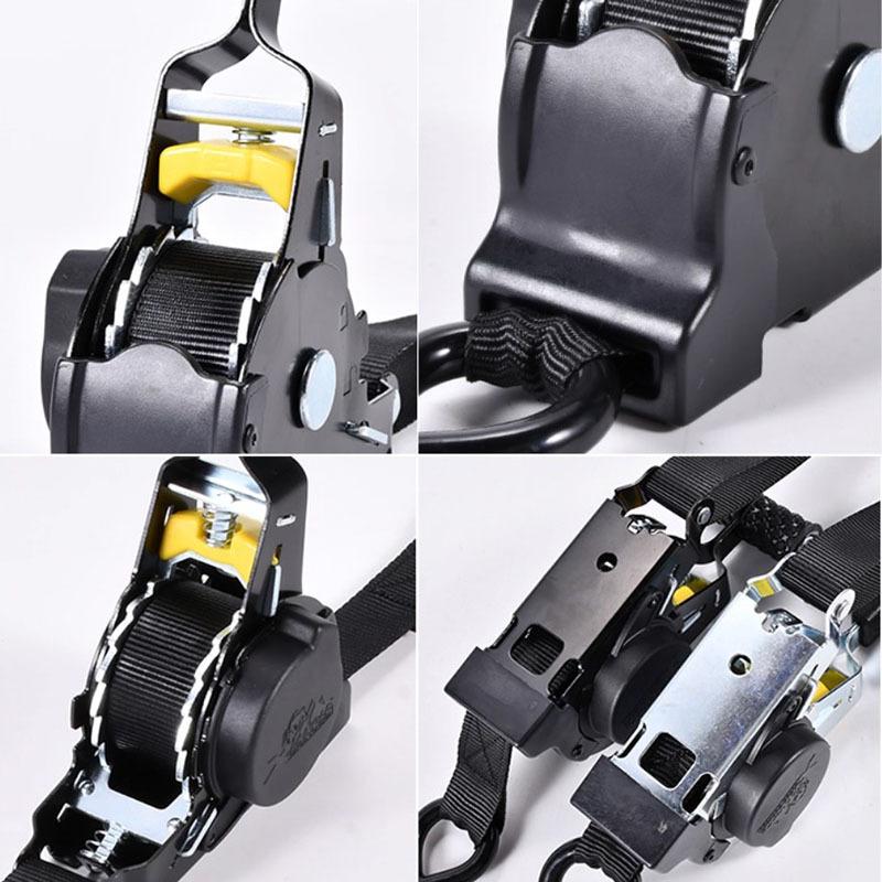 Heavy Tie-down tensioner Off-road camping luggage fastening Automatic retractable straps cargo Transport bandage