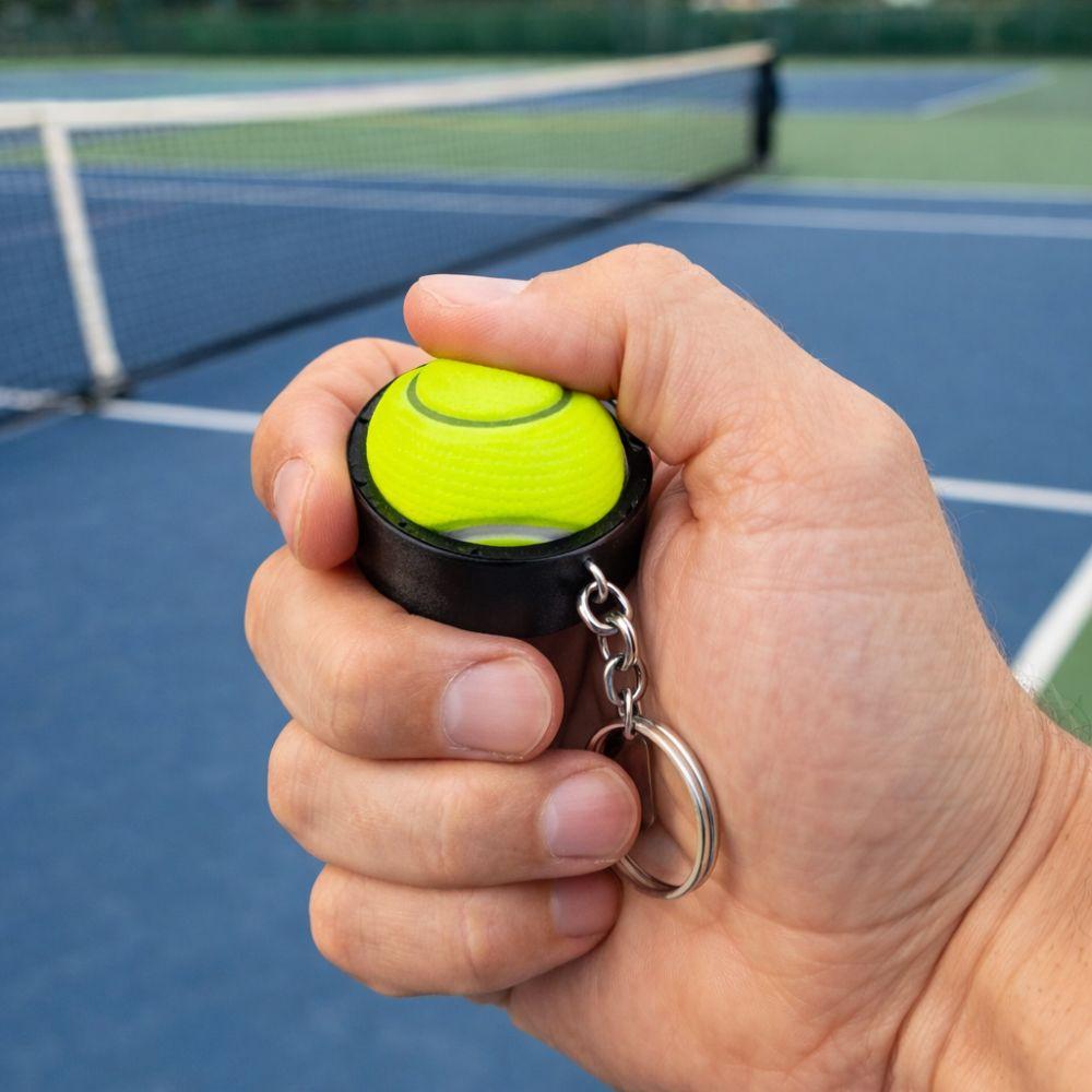 Sports Theme Stress Relief Keychain Spherical Button Clicker Keychain Daily Carry