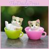 Мини Кружка-Фигурка Кота Слепой Бокс Игрушка ПВХ Креативный Декор для Стола Для Всех Возрастов Подарки