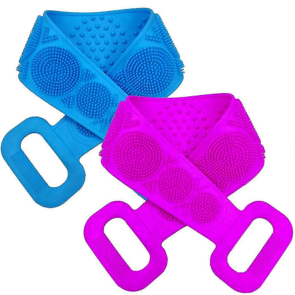 Silicone Back Scrubber & Body Brush for Shower Exfoliation