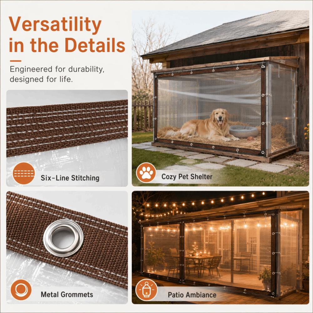 Thickened Insulation Chicken Coop Cover Semi Transparent Insulation Cover Garden Equipment