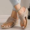 Модные женские сандалии мягкие каблуки летняя обувь для женщин босоножки на танкетке летние шлепанцы женские тапочки босоножки на каблуке zapatos mujer