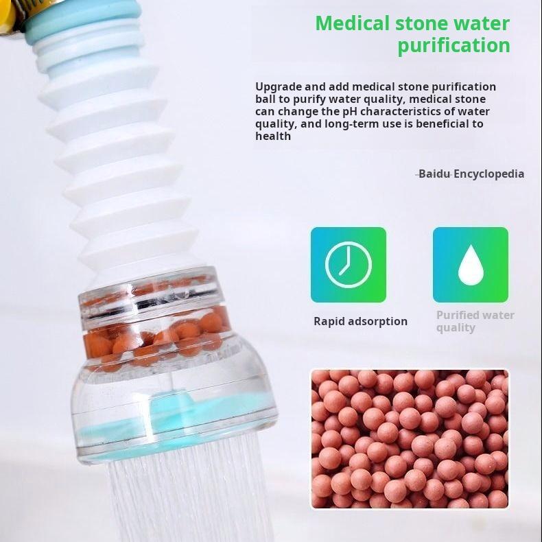 Вращающийся на 360 градусов адаптер для очистки воды кран-переходник для душа кухонные гаджеты удлинитель для крана фильтр для воды экономия воды изящные ювелирные изделия