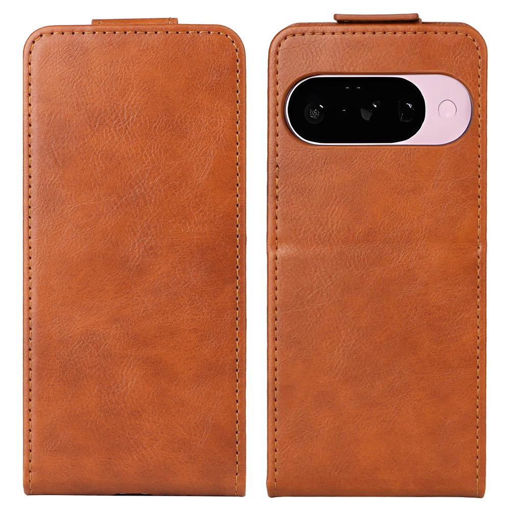 For Google Pixel 10 Pro/Pixel 10 Stand Case Magnetic Clasp Vertical Flip Leather Phone Cover with Card Holder