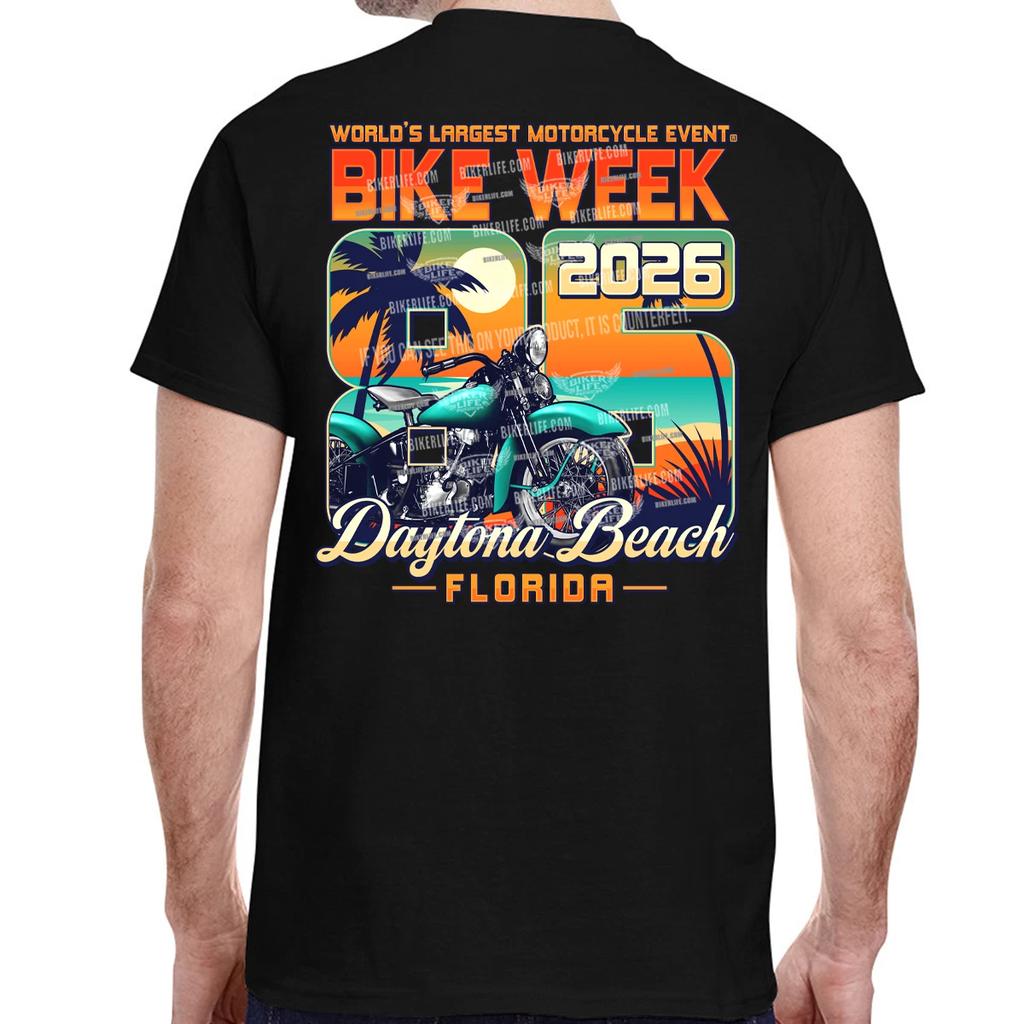 T-Shirt 2026 Bike Week Daytona Beach Logo No Harley
