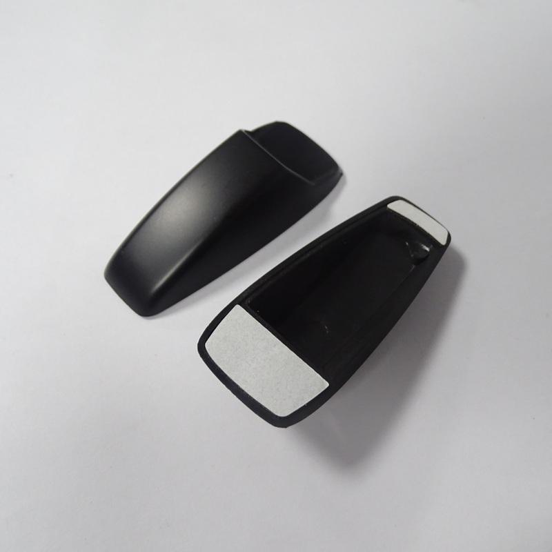 External car accessories side car Matt black Car Bonnet Screen Spray Nozzle cover Washer Wash Vent jet Covers - Pair