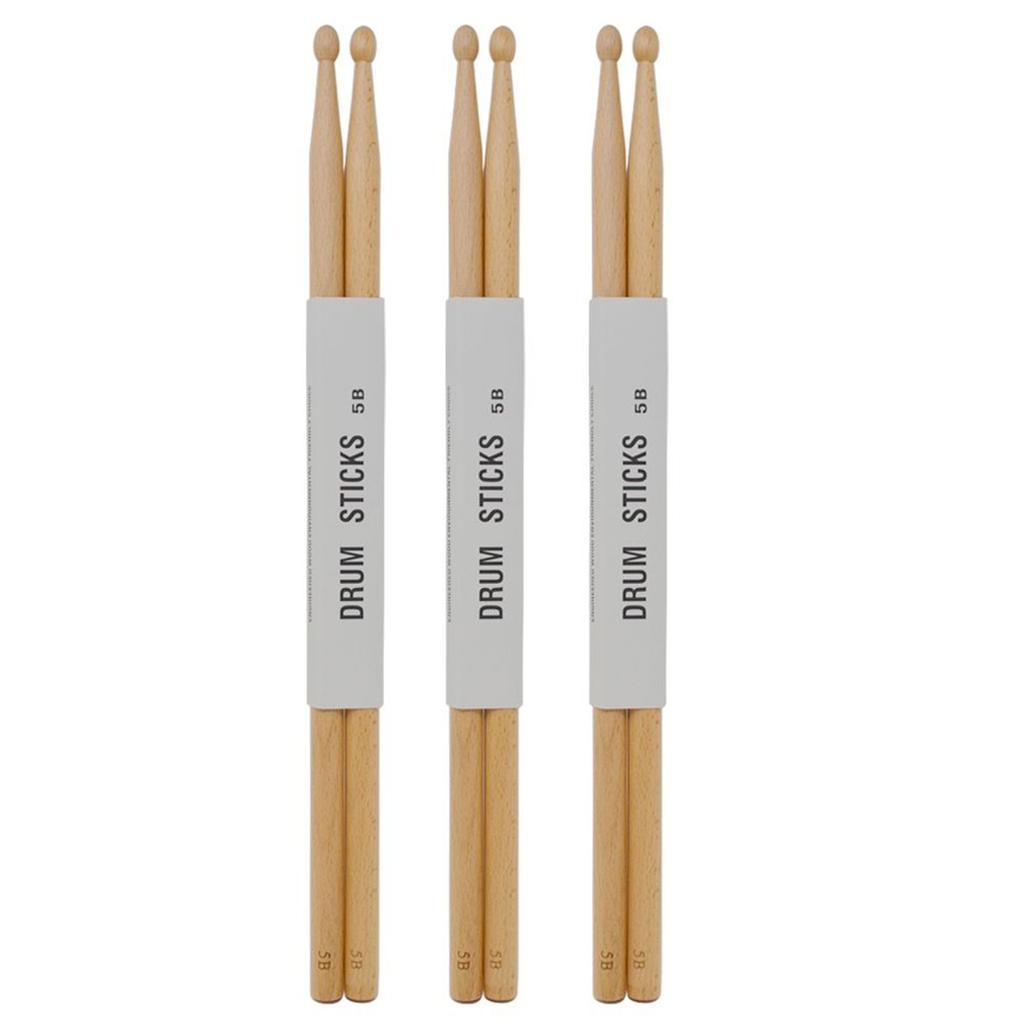 Барабанные палочки из бука, противоскользящие электронные барабанные палочки, музыкальные палочки, аксессуары для ударных инструментов