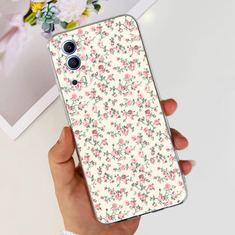 Чехол для телефона Vivo Y72 5G V2041 Для Vivo Y52 5G V2053 Мягкий силиконовый ударопрочный прозрачный задний чехол VivoY72 Y52 5G