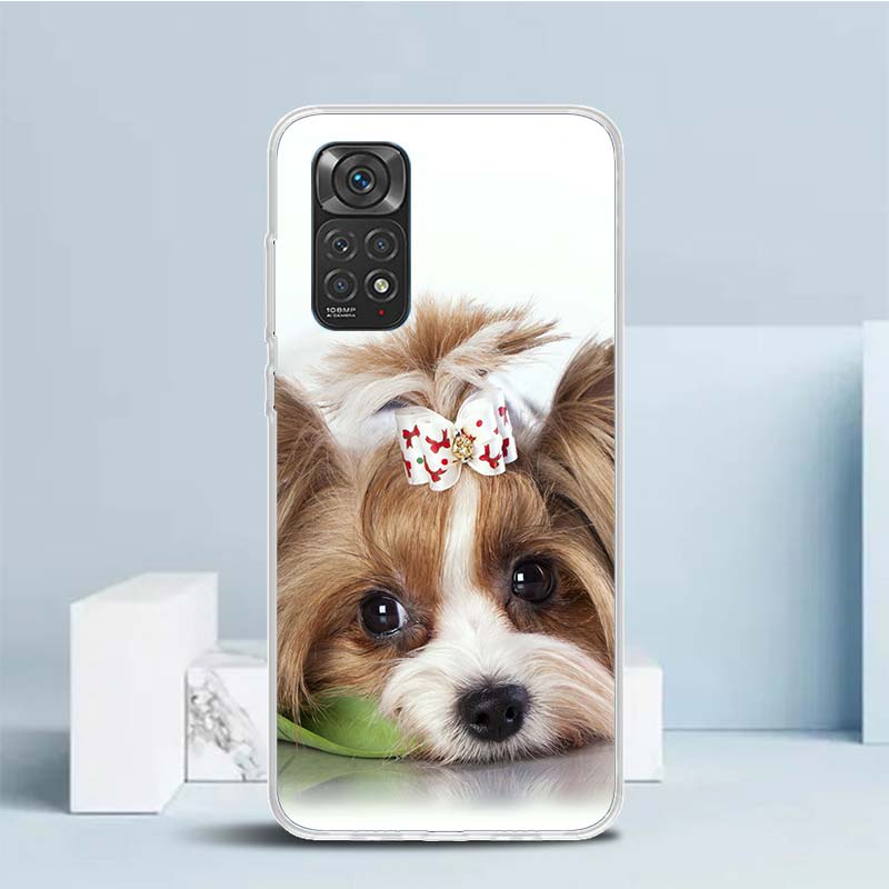 Yorkshire Terrier Dog Puppy Cover for Xiaomi Redmi Note 15 14 13 12 Pro Plus Phone Case 14S 11S 11T 11E 10S 10 4G Pattern Shell