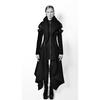 Women's Cosplay Long Jacket Irregular Hooded Gothic Ninja Costume Black Shawl Halloween Costume