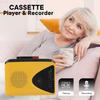Портативный кассетный плеер - Запись на кассету, AM/FM радио, Стерео, с микрофоном, динамиком и разъемом 3,5 мм