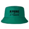 Funny French Quote Bucket Hat Cest Pas Moi Quexplique Mal Print Sun Cap Cotton FisherUnisex Hats Unisex Women Bob Chapeau Gorros
