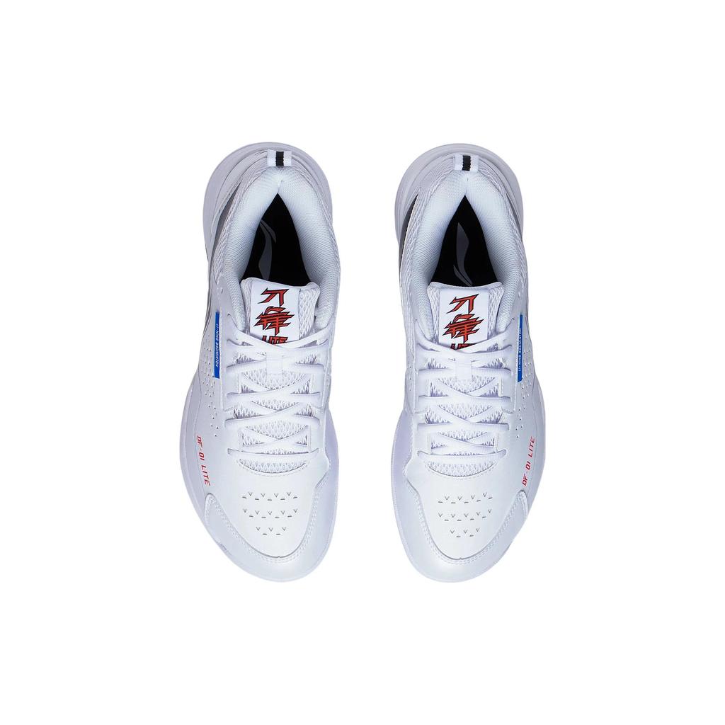 New LiNing Blade Lite Cushioned Slip Resistant Abrasion Resistant Low Top Badminton Shoes Unisex Standard White AYZT005-1