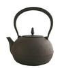 Чугунный чайник, 1,2 л, Nanbu Ironware, Совместим с индукционными и газовыми плитами, Источник железа, Дизайн с гарденией и вишневым цветом, Коричневый, Сделано в