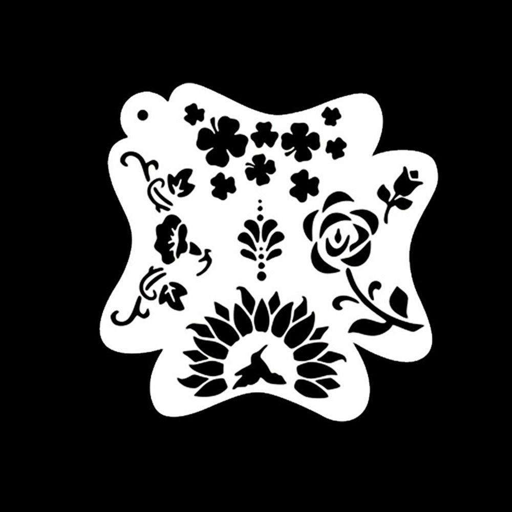 Ручная роспись лица, шаблоны для рисования, многоразовые инструменты для макияжа своими руками, трафареты для рисования боди-арта