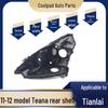 11-12 Teana Headlight Back Shell: Black Plastic, Xenon, No AFS