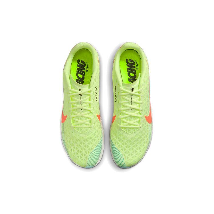Nike Zoom Rival Waffle 5 Barely Volt Hyper Orange Кроссовки унисекс Зеленые динамично-бирюзовые Photon-Dust CZ1804-701