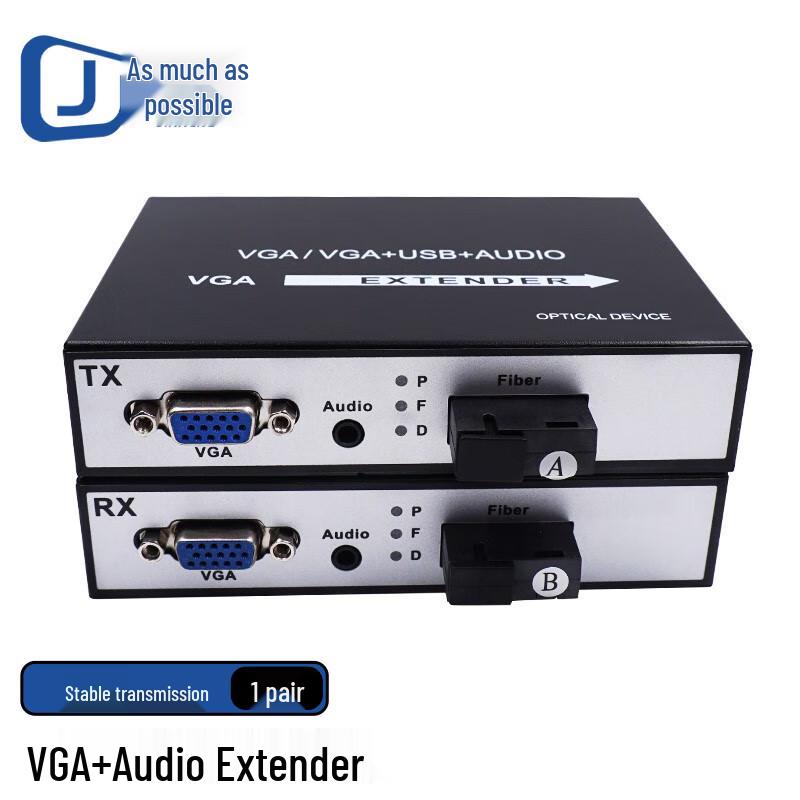 Оптический удлинитель VGA и аудио (SC Одноволоконный)