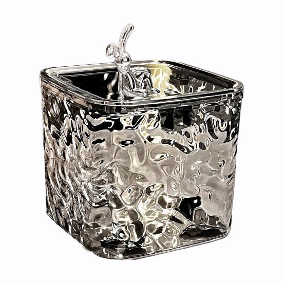 Transparent Storage Box Desktop Organizer With Press Type Lid Dressing Table Storage