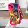 Game GI Xiangling Thicken TPU Mobile Phone Case for iPhone 17 16 15 14 13 12 11 Air Pro Max Plus Colorful Cover